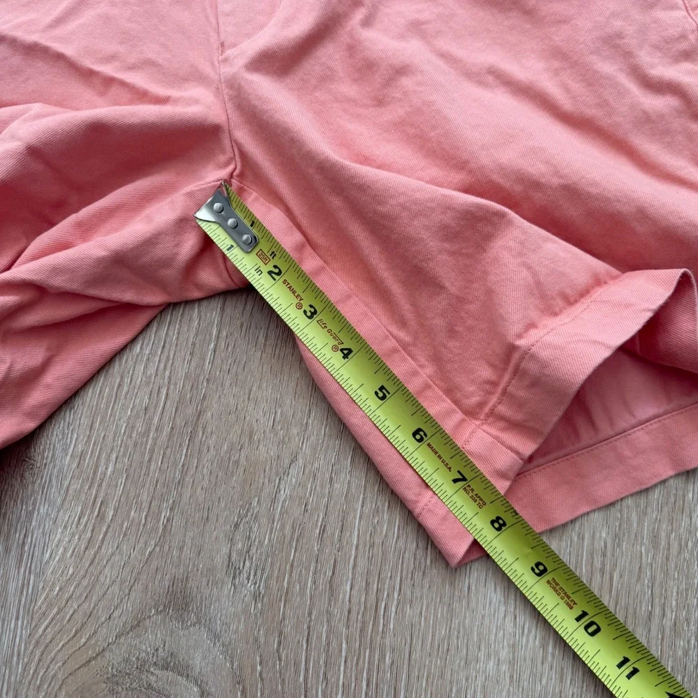 Peter Millar‎ Pilot Twill Men's 34 Pink Pima Cotton Stretch Chino Golf Shorts